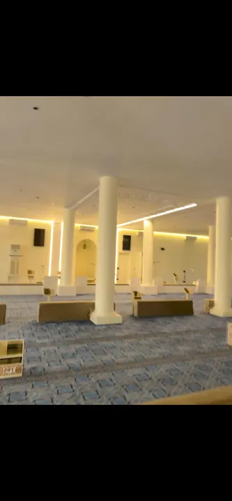 الإضاءة الداخلية للمصلى بعد التنفيذ
